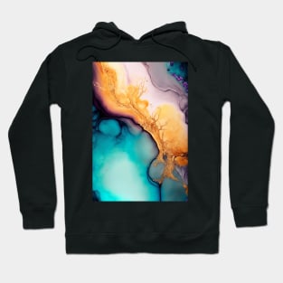 Sweet Splash - Abstract Alcohol Ink Resin Art Hoodie